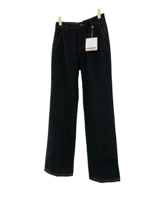 女款直筒牛仔裤长裤he021 商品图0