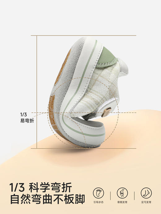 英氏童鞋宝宝步前鞋软底休闲鞋帆布格子春秋新品学步YFXHJ1S003A 商品图1