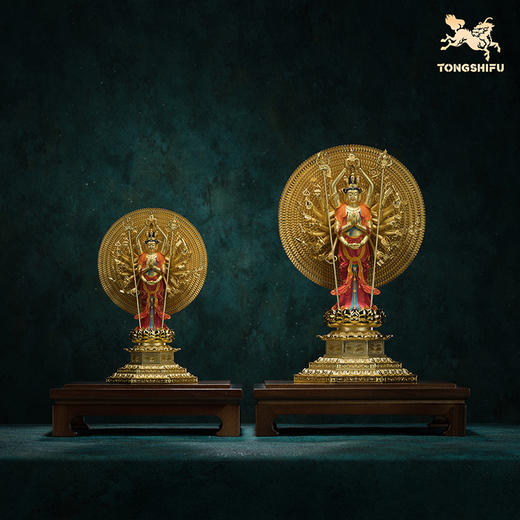 铜师傅 见微系列《般若千臂》千手观音佛像摆件 家居工艺品 商品图0