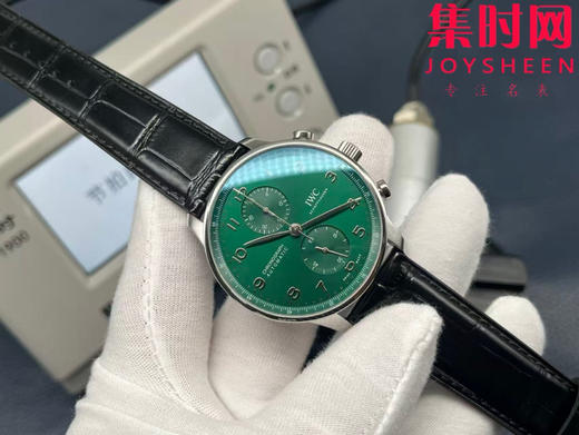 ZF万国葡萄牙计时系列IW371615 绿海王 ZF葡计V2版透底款 葡计背透款 丹东7750机 男士腕表 商品图0