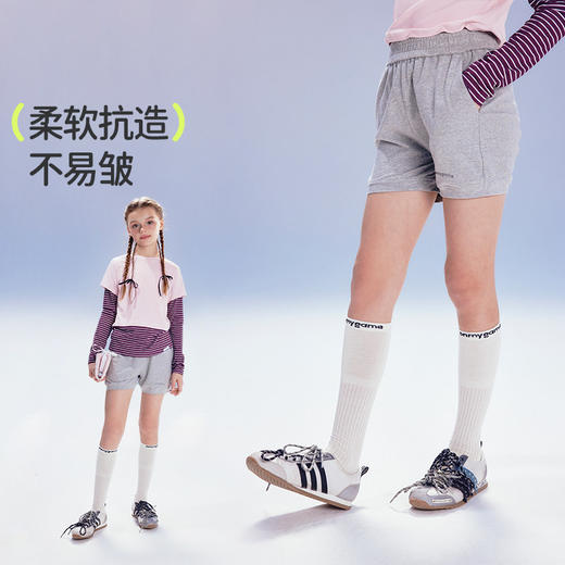 onmygame【呼吸云朵裤】女童运动短裤外穿儿童柔软裤子夏季新款 商品图2