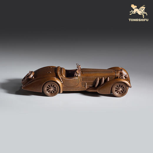 铜师傅  见微系列《不朽之旅（B款）》机车模型 创意家居紫铜摆件 商品图4