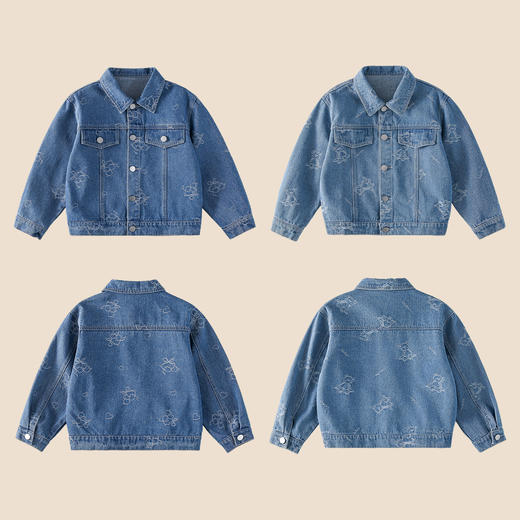 棉花堂潮趣满印童装软牛仔外套-FD61067 商品图4