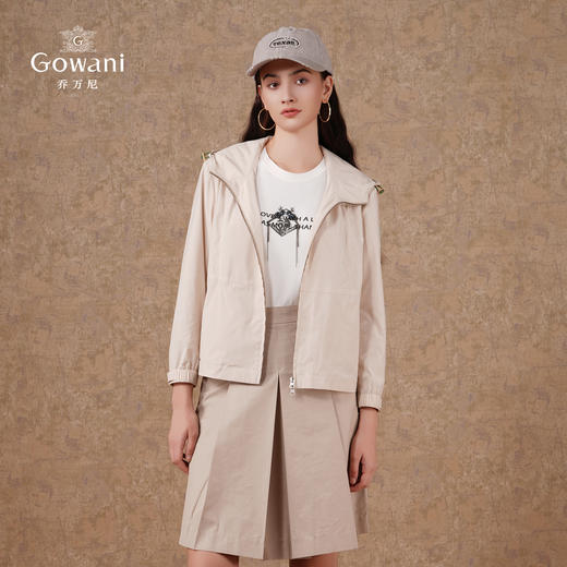 乔万尼轻运动宽松连帽多色休闲外套ED1B908 商品图2