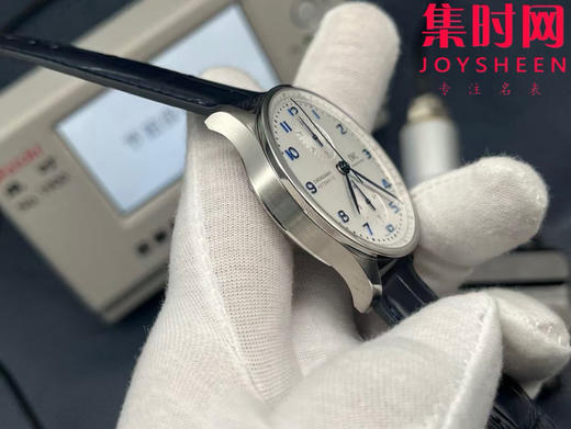 ZF万国葡萄牙计时系列IW371605 白盘蓝针 ZF葡计V2版透底款 葡计背透款 丹东7750机 男士腕表 商品图4