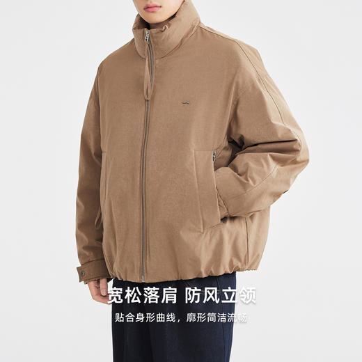 墨麦客男装立领拉链口袋羽绒服男2025冬新款轻户外羽绒外套88820 商品图1