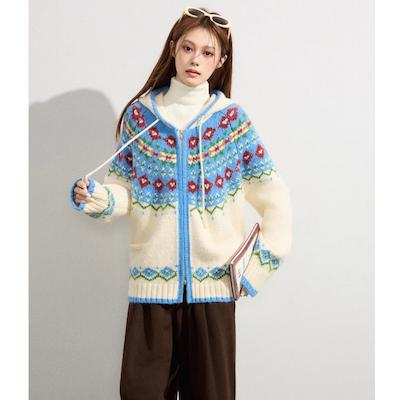 新年必备战袍！AVANN阿曼 新年欢乐毛衣 费尔岛毛衣/开衫毛衣针织衫（下单72小时发货）【2.5号-2.25号春节停发】 商品图13