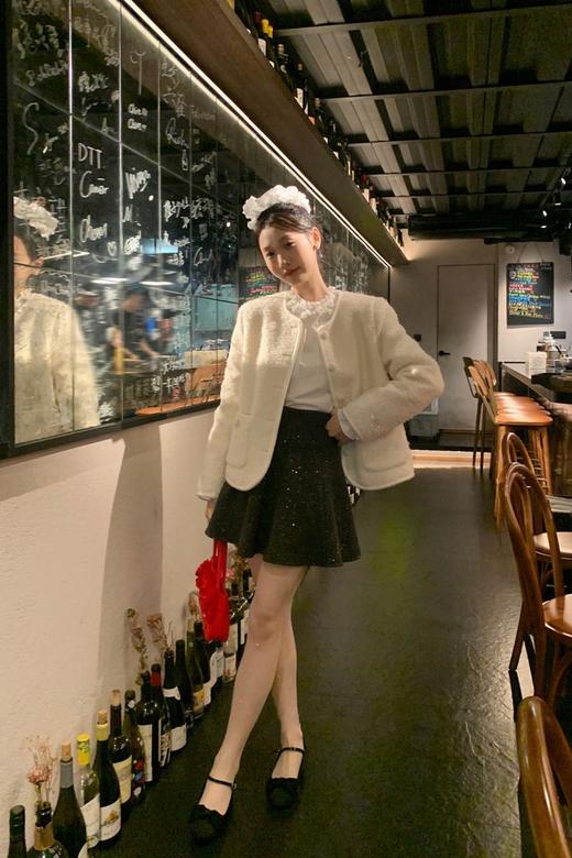 ANSUABEL 甜美立体花朵温柔气质白衬衫 21896 商品图10