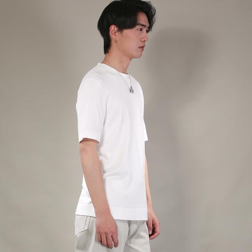 DRONKOO 2026 圆领净版短袖修身薄毛衣 商品图1