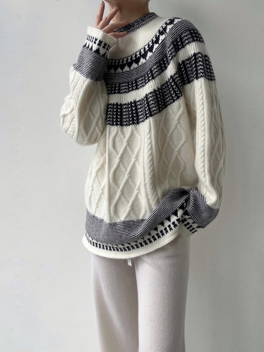 VC｜HD25001 Ulla knit sweater [针织上衣 白  ]【HOLIDAY】 商品图0