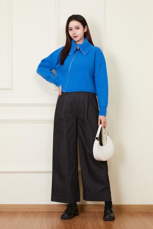 LNNNS 设计感侧开拉链百搭羊毛外套 21949 商品图5