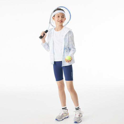 onmygame【轻凉海豚裤】夏季女童瑜伽裤儿童骑行裤运动短裤打底裤 商品图3