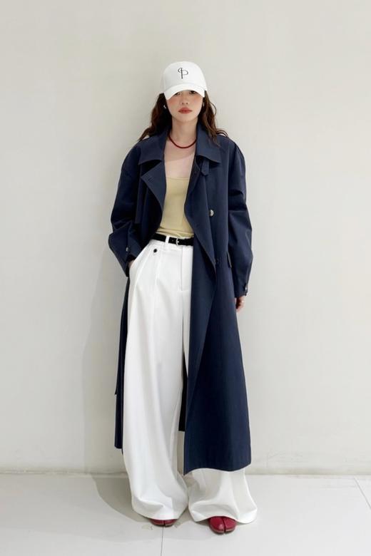 LNNNS 经典高级款气质长款风衣外套 22249 商品图1