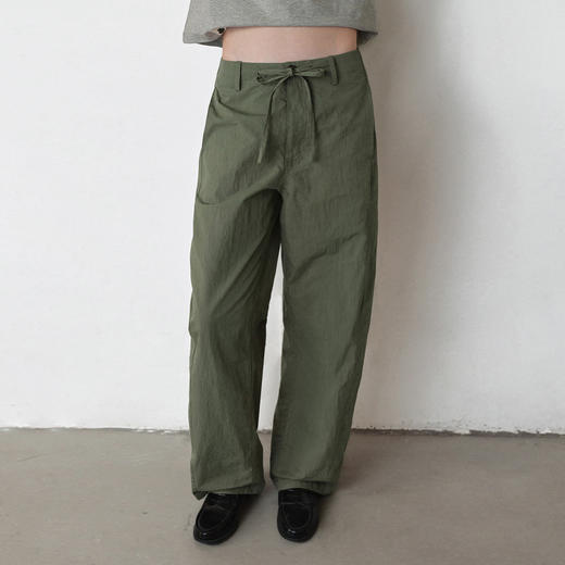 714street弧线分割阔腿直筒裤2026春季新品潮牌宽松休闲男女长裤 商品图0