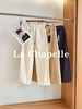 专柜实拍【纯棉高质感！】拉夏贝尔/La Chapelle简约风舒适有型两色单扣裤袢竖口袋直筒休闲牛仔长裤★ 商品缩略图1