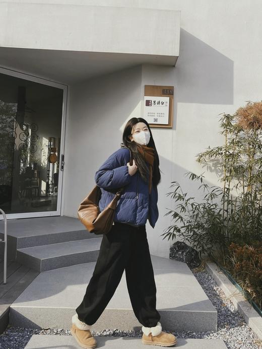 .奥粒绒~ck秋冬加厚刺绣抽绳束脚运动裤 长裤 男女同款 商品图4