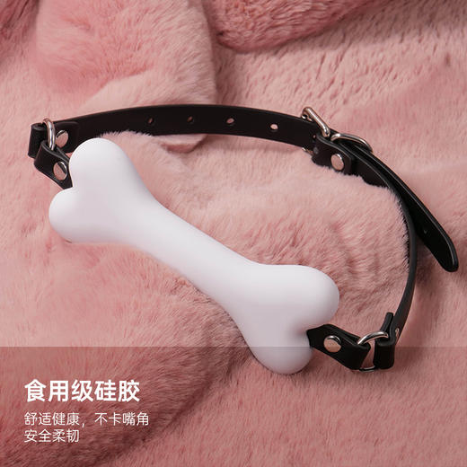 纵锦浪里骨头口塞口枷男SM情趣用具另类性成人玩具道具惩罚穿戴 商品图1