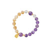 三彩2026新款黄紫撞色水晶手串国风轻复古治愈氛围感通勤茶歇小众 商品缩略图1
