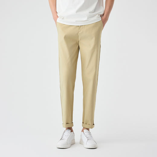 墨麦客2025夏季新款时尚百搭休闲裤男士修身小脚长裤男91172 商品图3