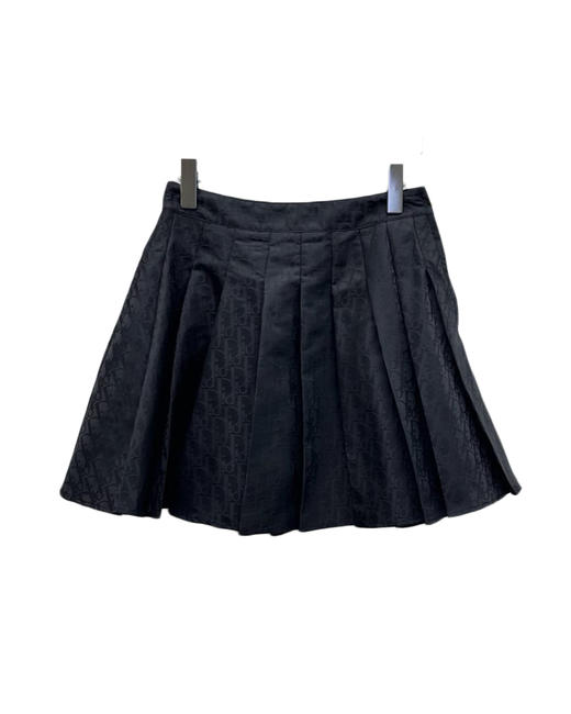 女款暗纹提花百褶半裙 可配套装he010 商品图0