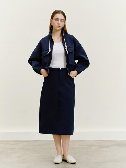 【立领双拉链外套】26年春季新品棉质短款防风外套大口袋段风衣 商品图1