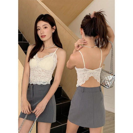 纯欲蕾丝吊带-纪念日百货门店同款169451405 商品图0