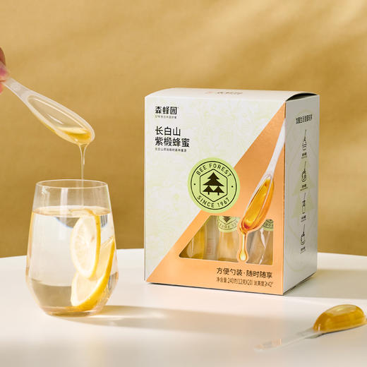森蜂园 长白山蜂蜜便携独立包装（勺蜜）12g*20勺 商品图4