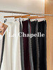 专柜实拍【醋酸山羊绒混纺】拉夏贝尔/La Chapelle拿捏松弛感！松紧腰内里抽绳侧边撞色拼接休闲长裤 商品缩略图5
