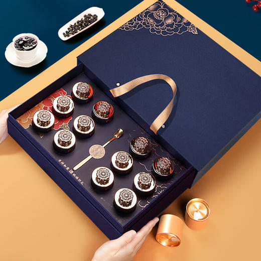 草木方 黑枸杞石斛双拼礼盒216g 青海柴达木大果免洗 春节礼物 商品图0