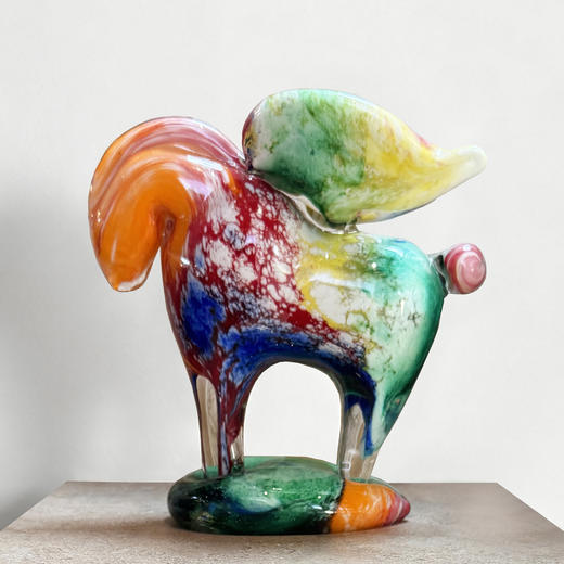 “天使之马”琉璃摆件 商品图3