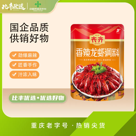 齐齐火锅底料200g香辣小龙虾 商品图0