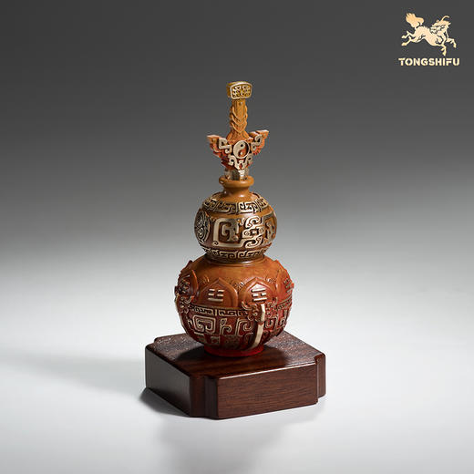 铜师傅 见微系列《养剑葫芦》葫芦把件 桌面摆件装饰工艺品 商品图2