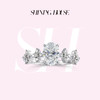 ShiningHouse[培育] 18k金钻石戒指 椭圆形1克拉钻人工真钻人造钻石K金戒指时尚钻石戒指悦己送礼臻选【此商品不支持7天无理由退货退款】预计3日发货 商品缩略图0