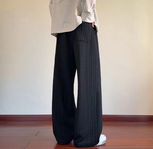 F012836新款美式麻花直筒卫裤休闲裤长裤 商品图5