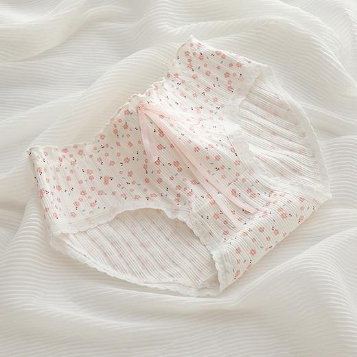 【YW】无忧购26年春季5条装35元包邮A类婴儿棉甜美小碎花中腰内裤L128（截单3-5天发货) 商品图4