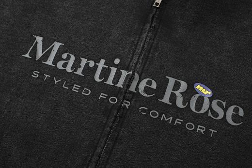 男款做旧解构印花卫衣夹克外套he 商品图3