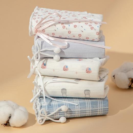 【YW】无忧购26年春季5条装35元包邮A类婴儿棉甜美小碎花中腰内裤L128（截单3-5天发货) 商品图2