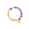 三彩2026新款黄紫撞色水晶手串国风轻复古治愈氛围感通勤茶歇小众 商品缩略图2