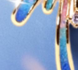 【彼达思】景之蓝 烟花戒指 珐琅饰品 商品图1