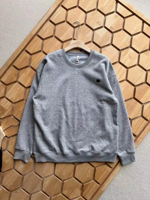 F012821休闲日常圆领男士加绒加厚卫衣打底衫 商品图4