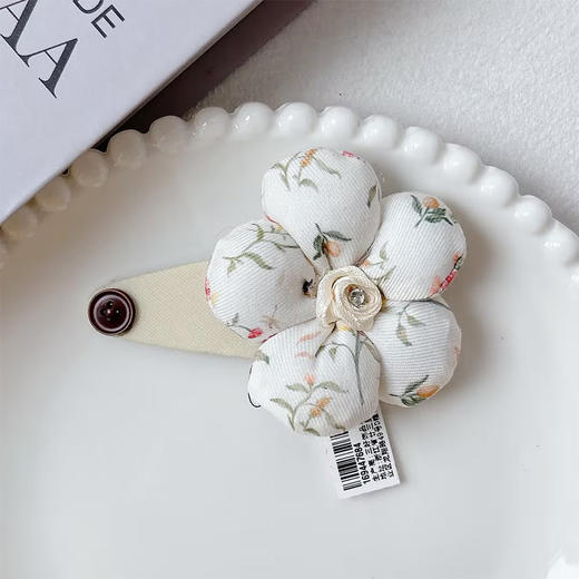NFZY浪漫花朵边夹发夹-纪念日百货门店同款169447676 商品图1