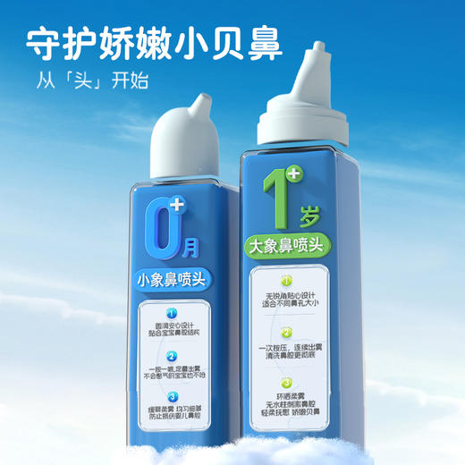 【享喂优选】小象舒比连喷喷雾冲洗儿童成人海盐水喷雾 商品图2
