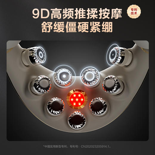SKG颈椎按摩仪G7系列2代 豪华款  商务蓝/米金色 商品图4