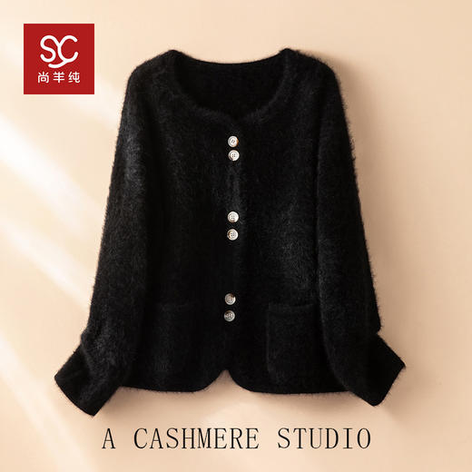 【北美小动物之西施】设计感加厚保暖毛衣女XDW240281 商品图3