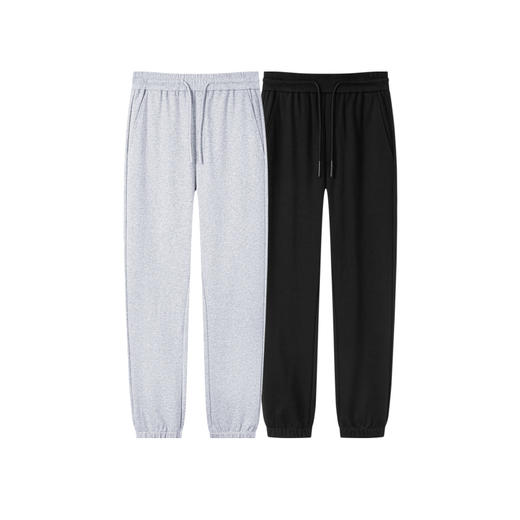 GXG男装 时尚潮流通勤束脚双色针织休闲长裤日常通勤束脚裤 春季热卖GEX10213742 商品图3