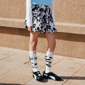 PUMA彪马童装2026春季新款儿童短裙奶牛满印甜美个性潮流