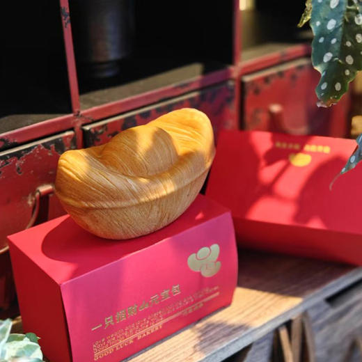 凯宾*基卖断货，玉佛寺排队购买的财神元宝面包！（下单后72小时发货） 商品图1