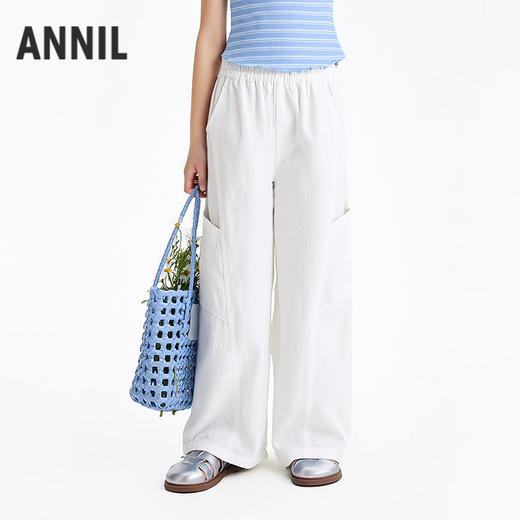 女童梭织单裤夏季新款安奈儿童装EG626716 商品图2