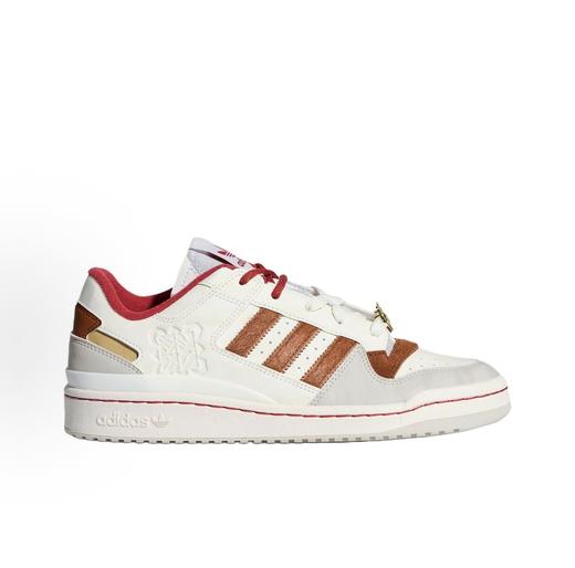 莆田大厂出品 1∶1细节还原   adidas originals FORUM CL CNY  马年限定板鞋 经典三条杠设计超耐看，鞋型显瘦显腿长，上脚软弹不磨脚，暴走一天都没压力👟 商品图1