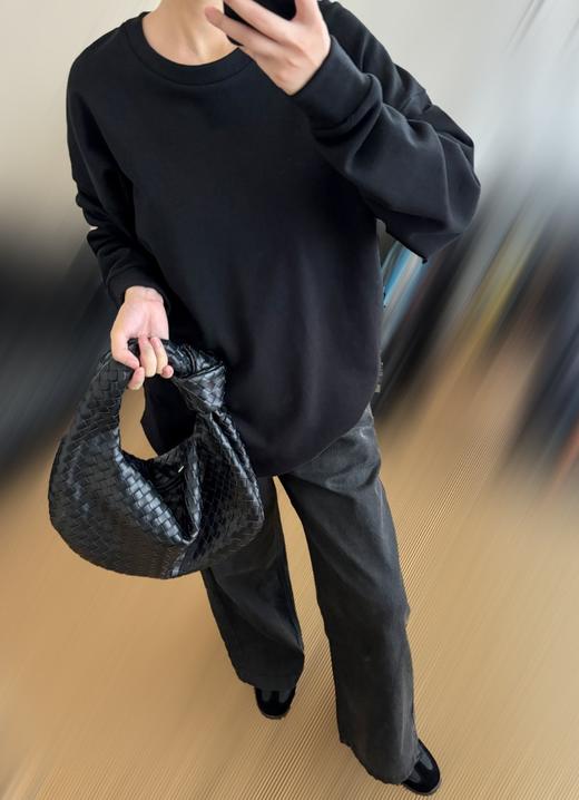 女款宽松圆领棉质卫衣he021 商品图3